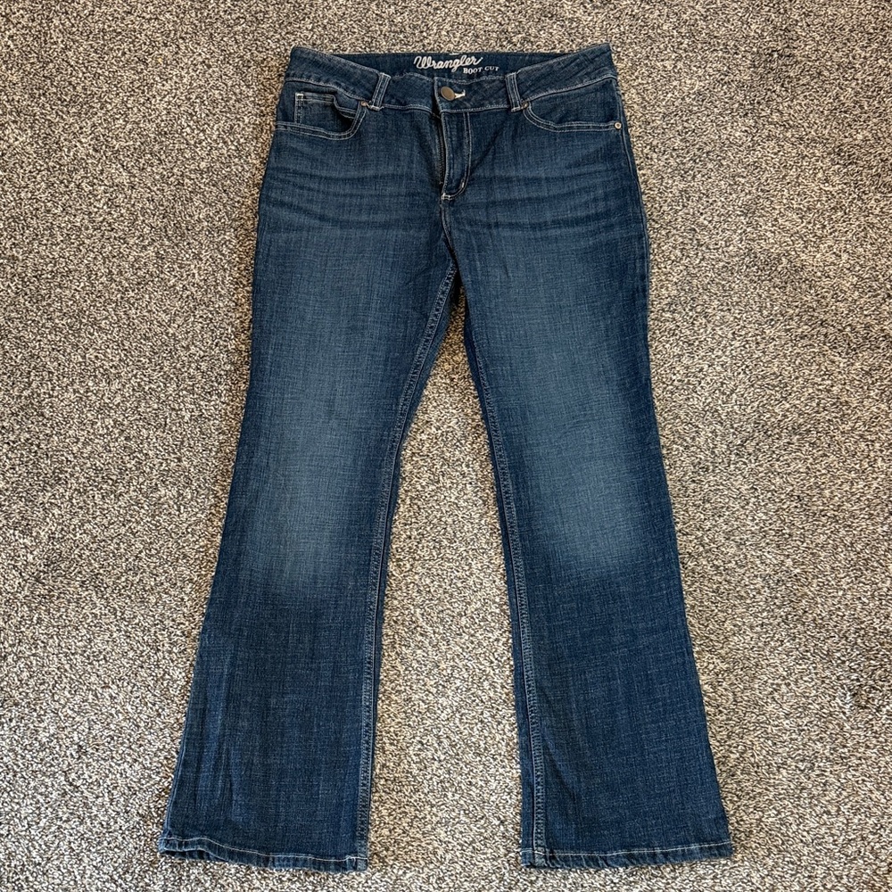Wrangler Women's Dark Blue Boot Cut Jeans